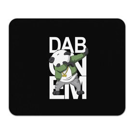Коврик прямоугольный с принтом Panda dab в Курске, натуральный каучук | размер 230 х 185 мм; запечатка лицевой стороны | dab | dab n dance | dab on em | panda dab | дэб