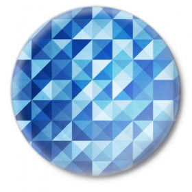 Значок с принтом Кубизм в Курске,  металл | круглая форма, металлическая застежка в виде булавки | Тематика изображения на принте: 