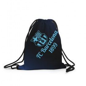 Рюкзак-мешок 3D с принтом FC Barcelonа в Курске, 100% полиэстер | плотность ткани — 200 г/м2, размер — 35 х 45 см; лямки — толстые шнурки, застежка на шнуровке, без карманов и подкладки | barcelona | barsa | барса | барселона | футбол