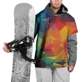 Накидка на куртку 3D с принтом Цветные полигоны в Курске, 100% полиэстер |  | абстракция | бумага | геометрия | грани | изгиб | линии | оптические | полигоны | полосы | постель | розовый | сочетания | текстура | треугольники