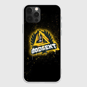 Чехол для iPhone 12 Pro с принтом cs:go - Godsent (Black collection) в Курске, силикон | область печати: задняя сторона чехла, без боковых панелей | black | csgo | godsent | годсент | ксго