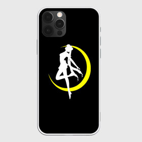 Чехол для iPhone 12 Pro Max с принтом Сейлор Мун в Курске, Силикон |  | logo | moon | девушка | детство | желтый | луна | мультик | мультики | черный