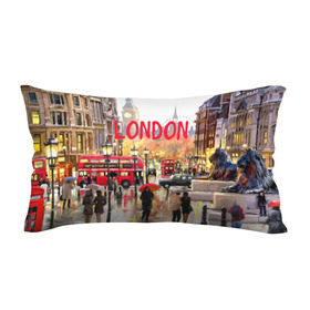 Подушка 3D антистресс с принтом Улицы Лондона в Курске, наволочка — 100% полиэстер, наполнитель — вспененный полистирол | состоит из подушки и наволочки на молнии | england | london | united kingdom | англия | великобритания | город | лондон