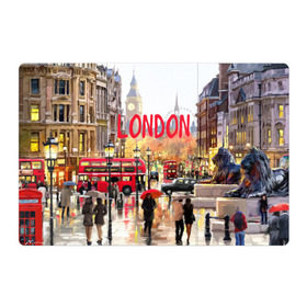 Магнитный плакат 3Х2 с принтом Улицы Лондона в Курске, Полимерный материал с магнитным слоем | 6 деталей размером 9*9 см | england | london | united kingdom | англия | великобритания | город | лондон