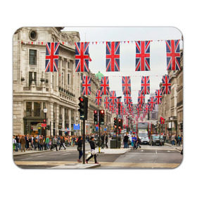 Коврик прямоугольный с принтом Улицы Лондона в Курске, натуральный каучук | размер 230 х 185 мм; запечатка лицевой стороны | city | england | flags | london | moving | pedestrians | people | street | traffic lights | united kingdom | англия | великобритания | город | лондон | люди | переход | пешеходы | светофоры | улица | флаги