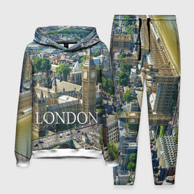 Мужской костюм 3D (с толстовкой) с принтом Улицы Лондона в Курске,  |  | Тематика изображения на принте: city | england | london | united kingdom | англия | великобритания | город | лондон