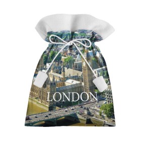 Подарочный 3D мешок с принтом Улицы Лондона в Курске, 100% полиэстер | Размер: 29*39 см | city | england | london | united kingdom | англия | великобритания | город | лондон