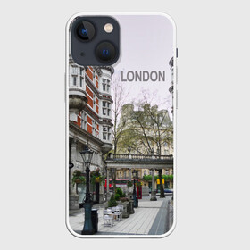 Чехол для iPhone 13 mini с принтом Улицы Лондона в Курске,  |  | boulevard | city | england | london | street | united kingdom | англия | бульвар | великобритания | город | лондон | улица