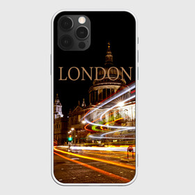 Чехол для iPhone 12 Pro с принтом Улицы Лондона в Курске, силикон | область печати: задняя сторона чехла, без боковых панелей | city | england | lights | london | night | street | united kingdom | англия | великобритания | город | лондон | ночь | огни | улица