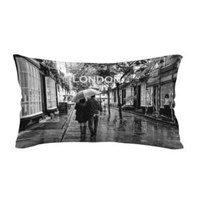Подушка 3D антистресс с принтом Улицы Лондона в Курске, наволочка — 100% полиэстер, наполнитель — вспененный полистирол | состоит из подушки и наволочки на молнии | англия | бульвар | великобритания | влюбленные | дождь | зонтик | лондон | улица