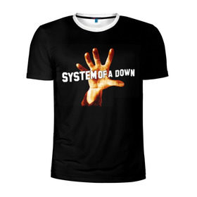 Мужская футболка 3D спортивная с принтом System of a down в Курске, 100% полиэстер с улучшенными характеристиками | приталенный силуэт, круглая горловина, широкие плечи, сужается к линии бедра | soad | system of a down