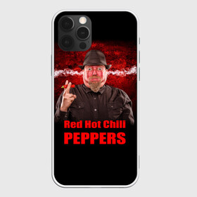 Чехол для iPhone 12 Pro с принтом Red Hot Chili Peppers в Курске, силикон | область печати: задняя сторона чехла, без боковых панелей | звезда | красный | кумир | музыка | перец | рок | рок группа | хит