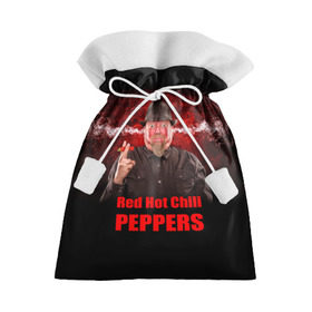 Подарочный 3D мешок с принтом Red Hot Chili Peppers в Курске, 100% полиэстер | Размер: 29*39 см | Тематика изображения на принте: звезда | красный | кумир | музыка | перец | рок | рок группа | хит