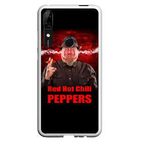 Чехол для Honor P Smart Z с принтом Red Hot Chili Peppers в Курске, Силикон | Область печати: задняя сторона чехла, без боковых панелей | звезда | красный | кумир | музыка | перец | рок | рок группа | хит