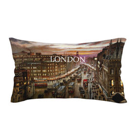 Подушка 3D антистресс с принтом Улицы Лондона в Курске, наволочка — 100% полиэстер, наполнитель — вспененный полистирол | состоит из подушки и наволочки на молнии | city | england | london | united kingdom | англия | великобритания | город | лондон | ночь | огни | улица