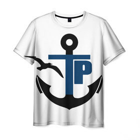 Мужская футболка 3D с принтом Типичный речник в Курске, 100% полиэфир | прямой крой, круглый вырез горловины, длина до линии бедер | вмф | морской флот | речник | речной флот