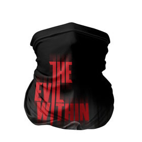 Бандана-труба 3D с принтом The Evil Within в Курске, 100% полиэстер, ткань с особыми свойствами — Activecool | плотность 150‒180 г/м2; хорошо тянется, но сохраняет форму | Тематика изображения на принте: evil | horror | зло | ужас | хоррор