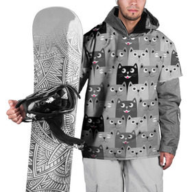 Накидка на куртку 3D с принтом Котейки в Курске, 100% полиэстер |  | Тематика изображения на принте: котейки | коты | кошки