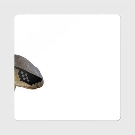 Магнит виниловый Квадрат с принтом Это Рязань в Курске, полимерный материал с магнитным слоем | размер 9*9 см, закругленные углы | rzn | гриб | грибы | детка | очки | рзн | рязань | тренд