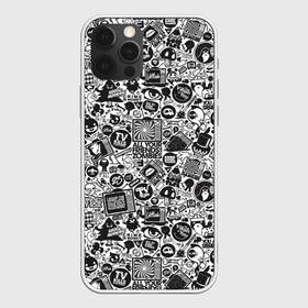 Чехол для iPhone 12 Pro с принтом Стикербомбинг в Курске, силикон | область печати: задняя сторона чехла, без боковых панелей | граффити | скейт | хипстер