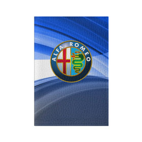 Обложка для паспорта матовая кожа с принтом Alfa Romeo в Курске, натуральная матовая кожа | размер 19,3 х 13,7 см; прозрачные пластиковые крепления | авто | автомобиль | альфа ромео | италия | машина | спорткар | тачка