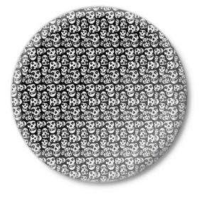 Значок с принтом Misfits в Курске,  металл | круглая форма, металлическая застежка в виде булавки | misfits