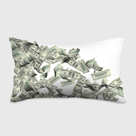 Подушка 3D антистресс с принтом Денежный ветер в Курске, наволочка — 100% полиэстер, наполнитель — вспененный полистирол | состоит из подушки и наволочки на молнии | баксы | банкноты | деньги | доллары | купюры