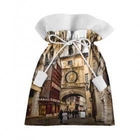 Подарочный 3D мешок с принтом Улицы Парижа в Курске, 100% полиэстер | Размер: 29*39 см | Тематика изображения на принте: paris | архитектура | город