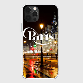 Чехол для iPhone 12 Pro Max с принтом Улицы Парижа в Курске, Силикон |  | architecture | city | houses | lights | night | paris | street | traffic lights | архитектура | город | дома | ночь | огни | париж | светофоры | улица