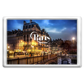 Магнит 45*70 с принтом Улицы Парижа в Курске, Пластик | Размер: 78*52 мм; Размер печати: 70*45 | Тематика изображения на принте: 