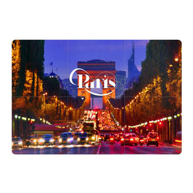 Магнитный плакат 3Х2 с принтом Улицы Парижа в Курске, Полимерный материал с магнитным слоем | 6 деталей размером 9*9 см | Тематика изображения на принте: 