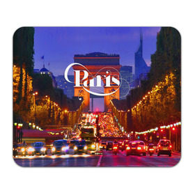Коврик прямоугольный с принтом Улицы Парижа в Курске, натуральный каучук | размер 230 х 185 мм; запечатка лицевой стороны | Тематика изображения на принте: 