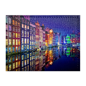 Обложка для студенческого билета с принтом Амстердама, Нидерланды в Курске, натуральная кожа | Размер: 11*8 см; Печать на всей внешней стороне | Тематика изображения на принте: amsterdam | boat | bright | color | lights | night | pier | rainbow | reflection | the city | the netherlands | the strait | water | амстердама | вода | город | лодка | нидерланды | ночь | огни | отражение | причал | пролив | радуга | цвет | яркий