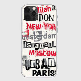 Чехол для iPhone 12 Pro Max с принтом Города в Курске, Силикон |  | Тематика изображения на принте: amsterdam | istanbul | london | moscow | new york | paris | urban | амстердам | лондон | москва | нью йорк | париж | стамбул
