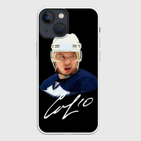 Чехол для iPhone 13 mini с принтом Мозякин в Курске,  |  | Тематика изображения на принте: khl | кхл | магнитка | магнитогорск | металлург | мозякин | хоккей