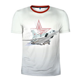 Мужская футболка 3D спортивная с принтом Ту-22 в Курске, 100% полиэстер с улучшенными характеристиками | приталенный силуэт, круглая горловина, широкие плечи, сужается к линии бедра | авиация