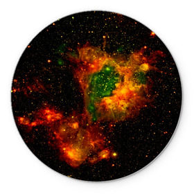 Коврик круглый с принтом Космос в Курске, резина и полиэстер | круглая форма, изображение наносится на всю лицевую часть | space | star | вселенная | звезды | земля | космический | космос | плеяды | пространство