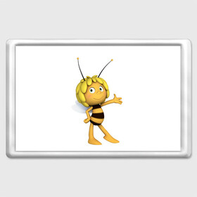 Магнит 45*70 с принтом Пчелка Майя в Курске, Пластик | Размер: 78*52 мм; Размер печати: 70*45 | Тематика изображения на принте: пчелка майя