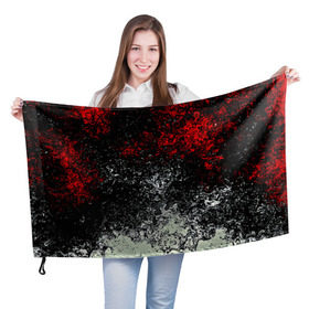 Флаг 3D с принтом Взрыв красок в Курске, 100% полиэстер | плотность ткани — 95 г/м2, размер — 67 х 109 см. Принт наносится с одной стороны | брызги | разноцветный | яркий