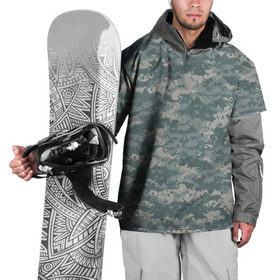 Накидка на куртку 3D с принтом Камуфляж пиксельный в Курске, 100% полиэстер |  | Тематика изображения на принте: армия | камуфляж | пиксель