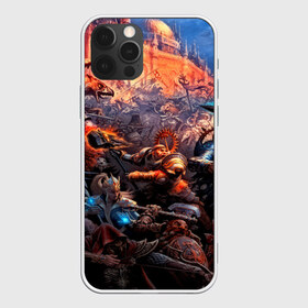 Чехол для iPhone 12 Pro Max с принтом Warhammer в Курске, Силикон |  | Тематика изображения на принте: blood angels | space marine | warhammer 40k | wh40k | броня | воина | воины | солдаты