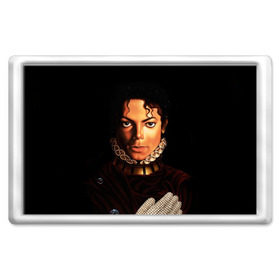 Магнит 45*70 с принтом Король Майкл Джексон в Курске, Пластик | Размер: 78*52 мм; Размер печати: 70*45 | Тематика изображения на принте: king | michael jackson | pop music | король | майкл | музыка | перчатка | поп музыка