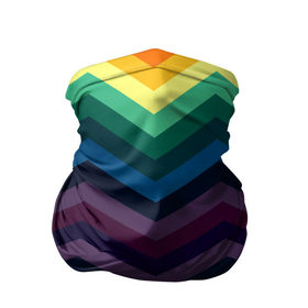 Бандана-труба 3D с принтом Sweet Rainbow в Курске, 100% полиэстер, ткань с особыми свойствами — Activecool | плотность 150‒180 г/м2; хорошо тянется, но сохраняет форму | 