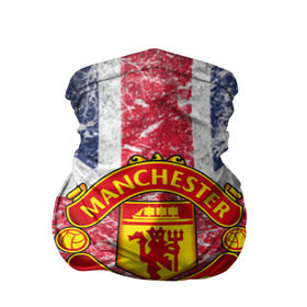Бандана-труба 3D с принтом British Manchester United в Курске, 100% полиэстер, ткань с особыми свойствами — Activecool | плотность 150‒180 г/м2; хорошо тянется, но сохраняет форму | british | manchester united | mu | игра | манчестер | манчестер юнайтед | мю | флаг британии | футбол | эмблема мю