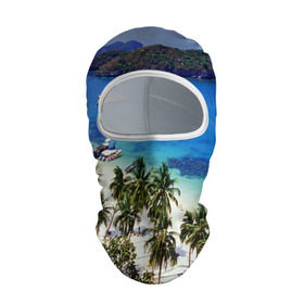 Балаклава 3D с принтом Таиланд в Курске, 100% полиэстер, ткань с особыми свойствами — Activecool | плотность 150–180 г/м2; хорошо тянется, но при этом сохраняет форму. Закрывает шею, вокруг отверстия для глаз кайма. Единый размер | Тематика изображения на принте: beach | clouds | islands | palm trees | people | sand | sea | ships | sky | thailand | tourism | корабли | люди | море | небо | облака | острова | пальмы | песок | пляж | таиланд | туризм
