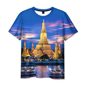 Мужская футболка 3D с принтом Таиланд в Курске, 100% полиэфир | прямой крой, круглый вырез горловины, длина до линии бедер | Тематика изображения на принте: таиланд