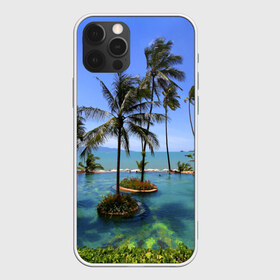 Чехол для iPhone 12 Pro Max с принтом Таиланд в Курске, Силикон |  | Тематика изображения на принте: clouds | hiking | sea | sky | swimming pool | thailand | trees | бассейн | море | небо | облака | пальмы | таиланд | туризм