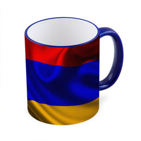 Кружка 3D с принтом Флаг Армения в Курске, керамика | ёмкость 330 мл | айастан | армения | босеан | вымпел | ереван | знак | знамя | кумач | орифламма | пойс | полотнище | символ | стяг | флаг | флюгарка | хайастан | штандарт