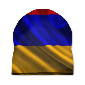 Шапка 3D с принтом Флаг Армения в Курске, 100% полиэстер | универсальный размер, печать по всей поверхности изделия | айастан | армения | босеан | вымпел | ереван | знак | знамя | кумач | орифламма | пойс | полотнище | символ | стяг | флаг | флюгарка | хайастан | штандарт