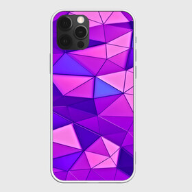 Чехол для iPhone 12 Pro Max с принтом Розовые полигоны в Курске, Силикон |  | Тематика изображения на принте: абстракция | бумага | геометрия | грани | изгиб | линии | полигоны | полосы | постель | розовый | сочетания | текстура | треугольники